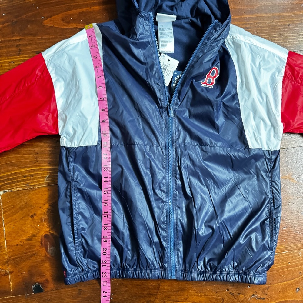 NWT- Genuine Merchandise Boston Red Sox Windbreaker Jacket. Youth Medium - Picture 7 of 10